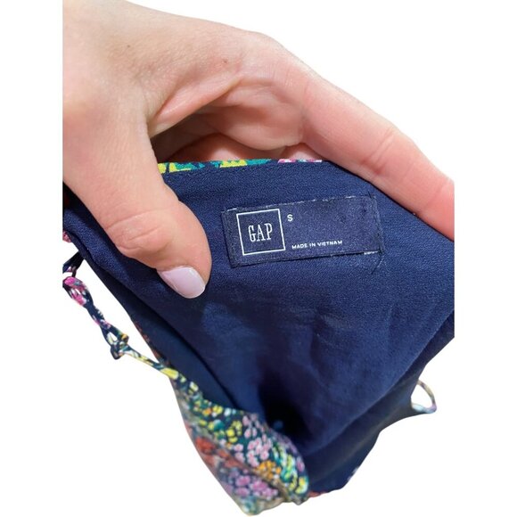 Gap Navy Floral Spaghetti Strap Cami Top - Picture 3 of 4